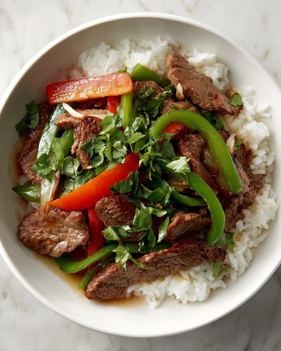 High Protein Steak Fajita Bowl Recipe - Recipe Image