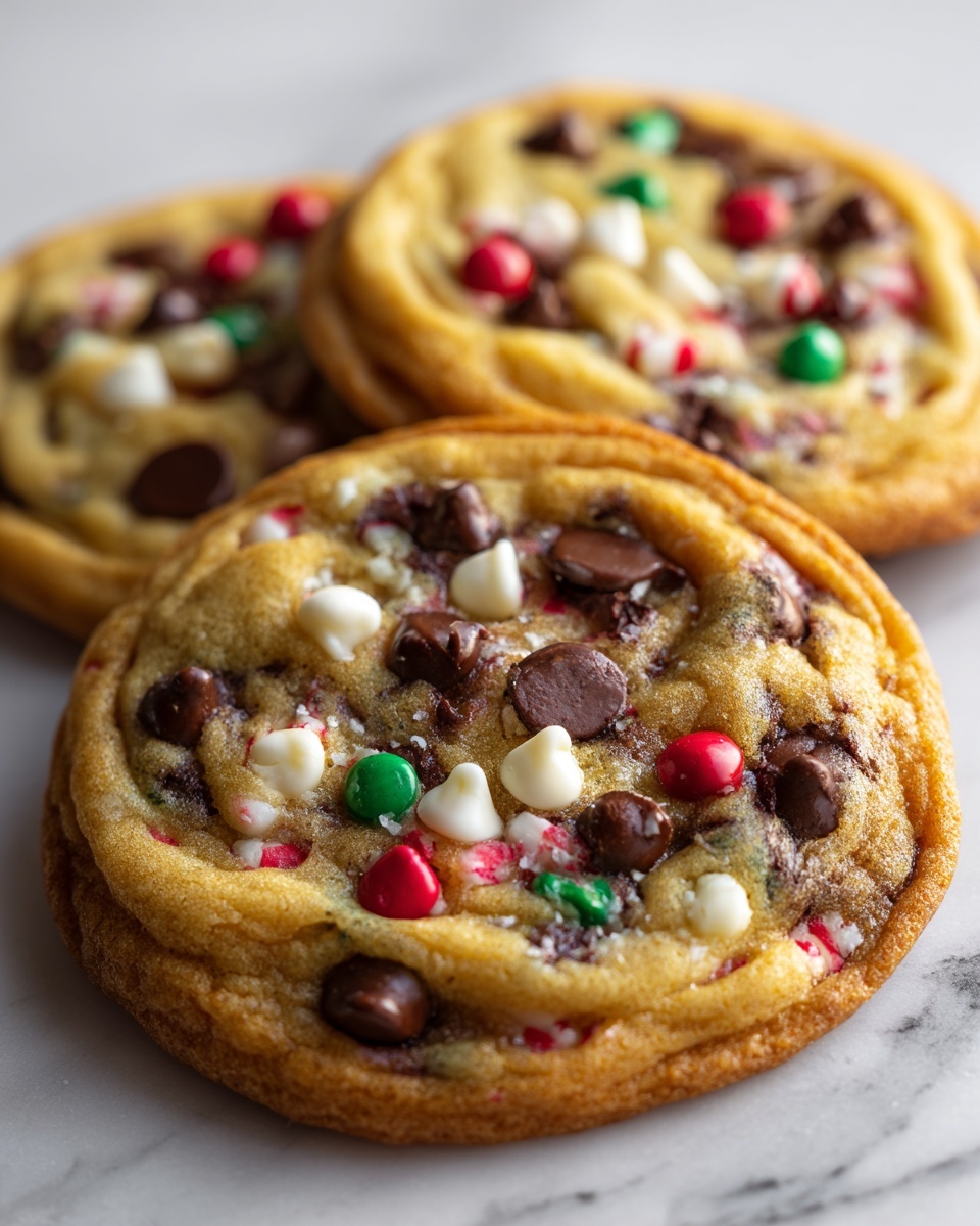 Festive Chocolate Chip Cookies for a Merry Christmas Recipe - Recipe Image
