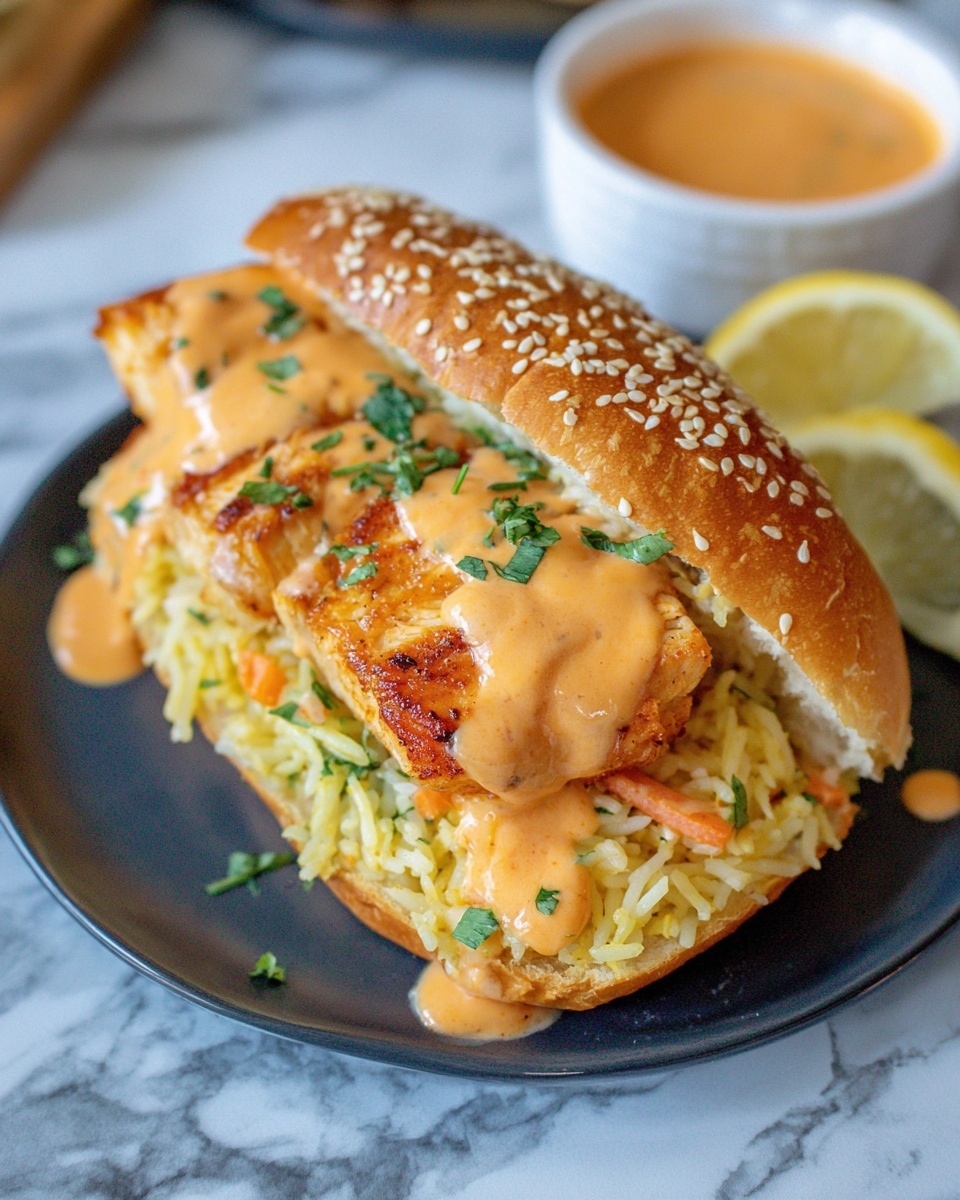 Bang Bang Chicken Sandwich Recipe - Recipe Image
