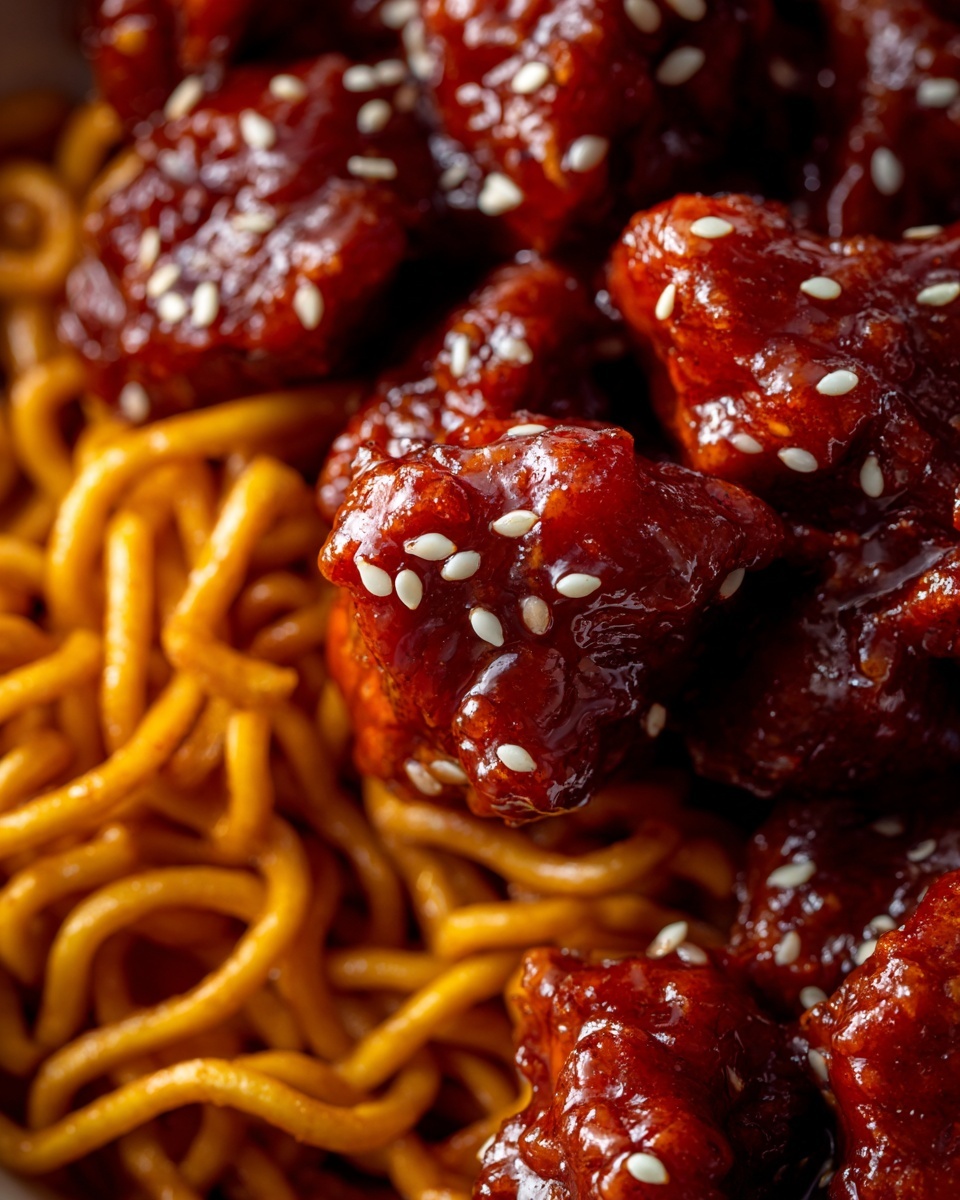 Quick & Sassy Honey Garlic Chicken Lo Mein Recipe - Recipe Image