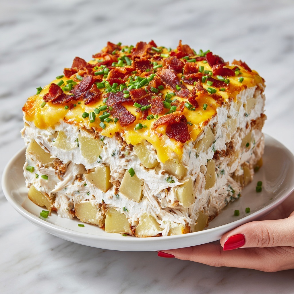 Loaded Potato Ranch Chicken Casserole Recipe - Recipe Image