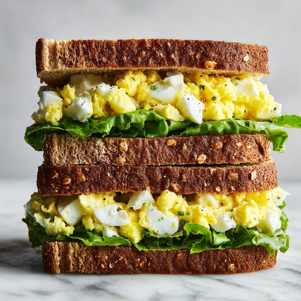Creamy Egg Salad Sandwich Recipe - Recipe Image