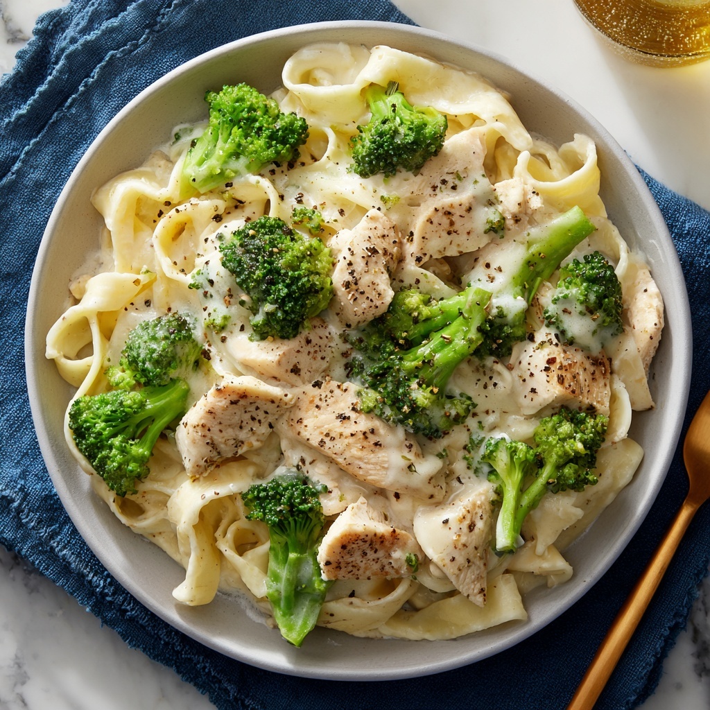 Easy Chicken Broccoli Alfredo for Busy Nights Recipe - Recipe Image