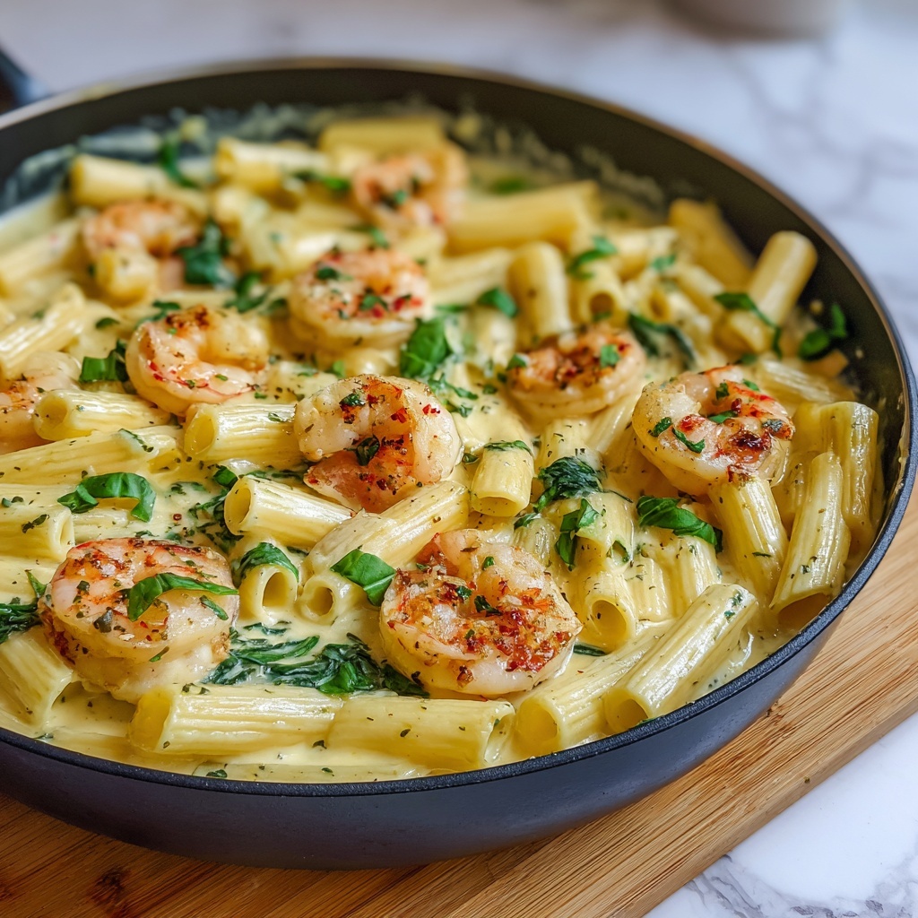Creamy Marry Me Shrimp Pasta Recipe - Recipe Image