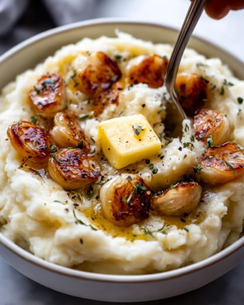Roasted Garlic Mashed Potatoes Recipe - Recipe Image