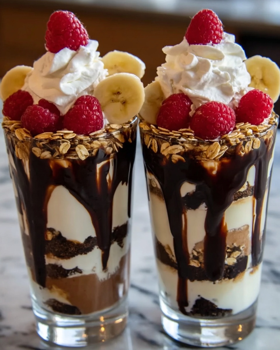 Banana Split Milkshakes Recipe - Recipe Image