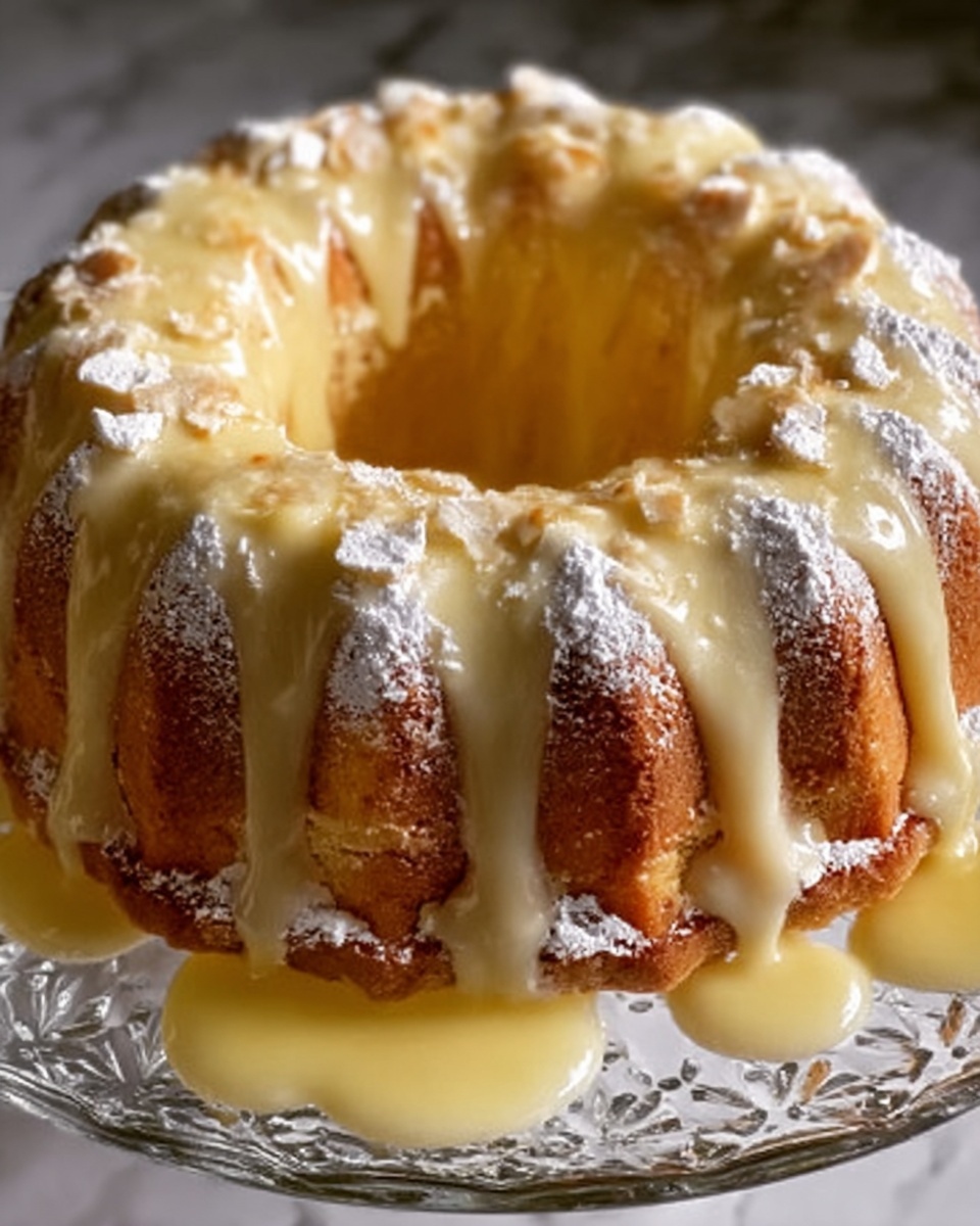 Pineapple Cream Cheese Pound Cake Recipe - Recipe Image