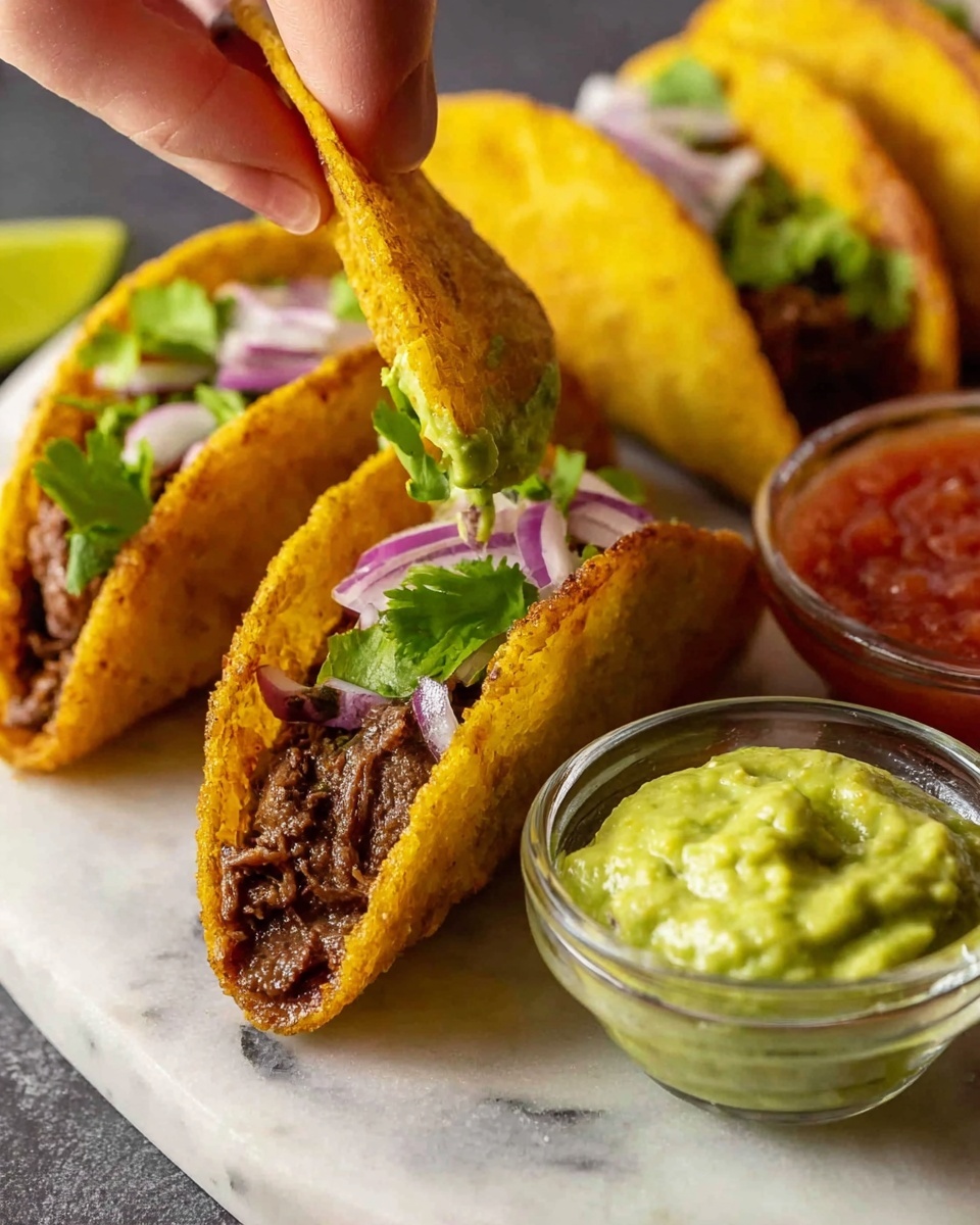 Crispy Ground Beef Tacos Recipe - Recipe Image