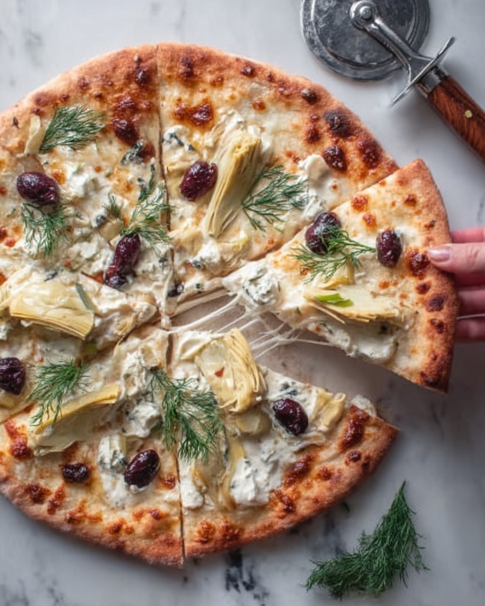 Chicken Tzatziki Pizza Recipe - Recipe Image