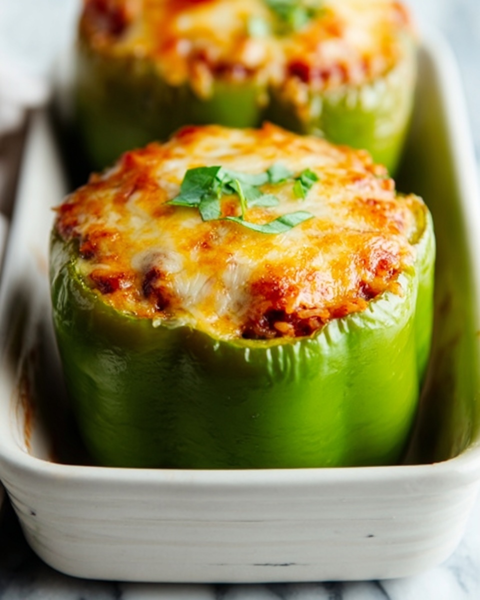Cheesy Baked Chicken Stuffed Peppers Recipe - Recipe Image