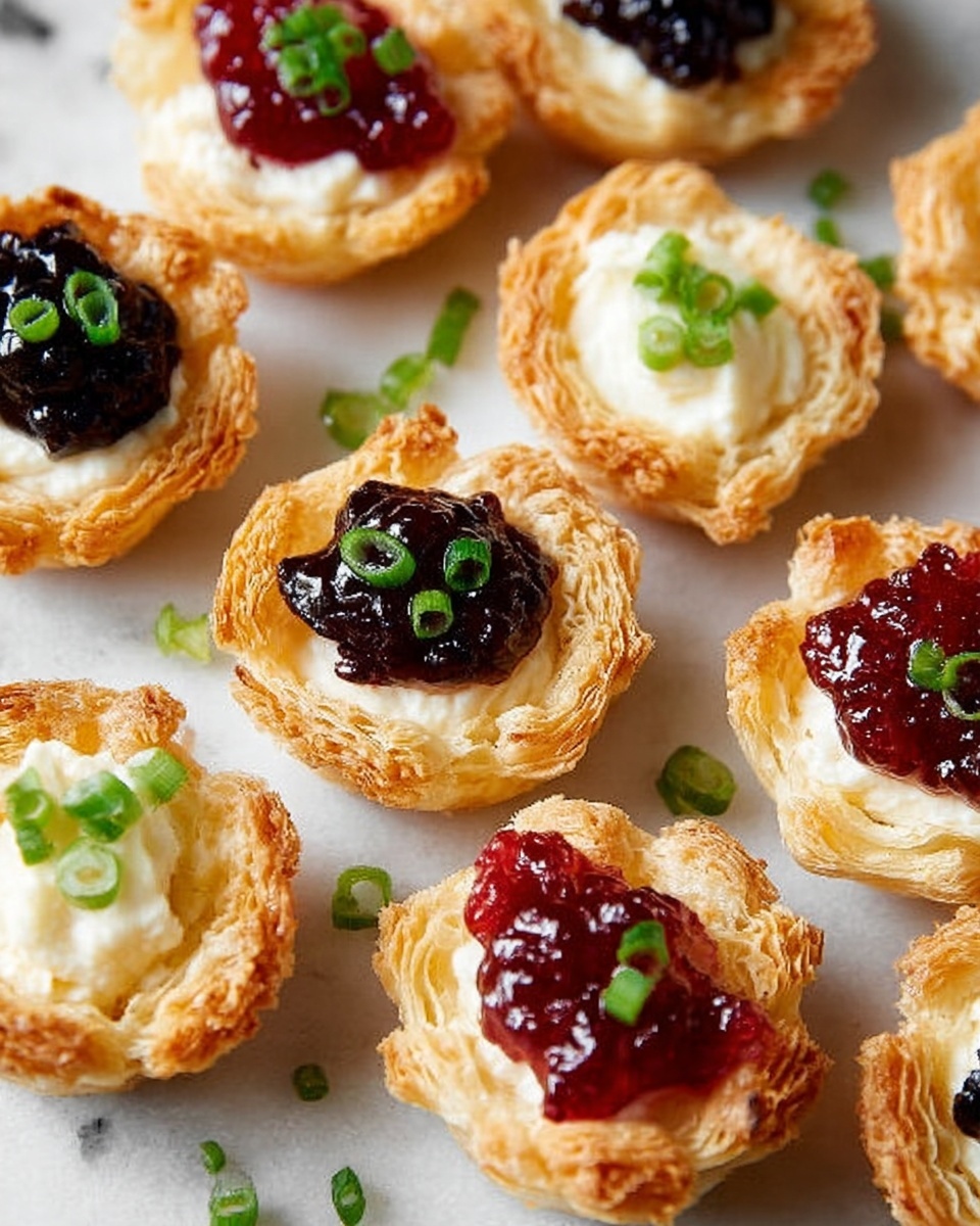 Cranberry Cream Cheese Appetizer Bites Recipe - Recipe Image