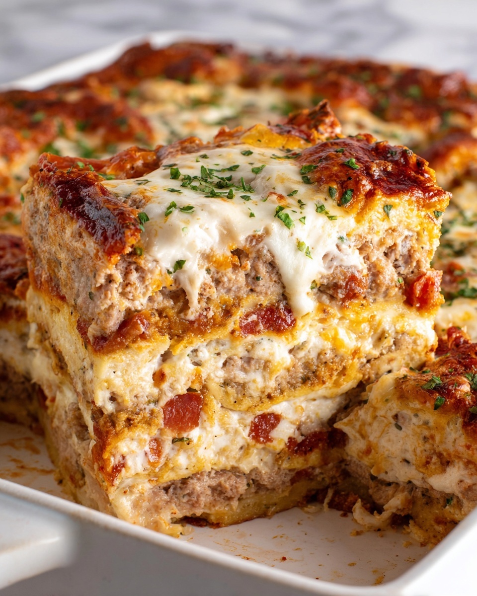 Homestyle Ground Beef Casserole Recipe - Recipe Image