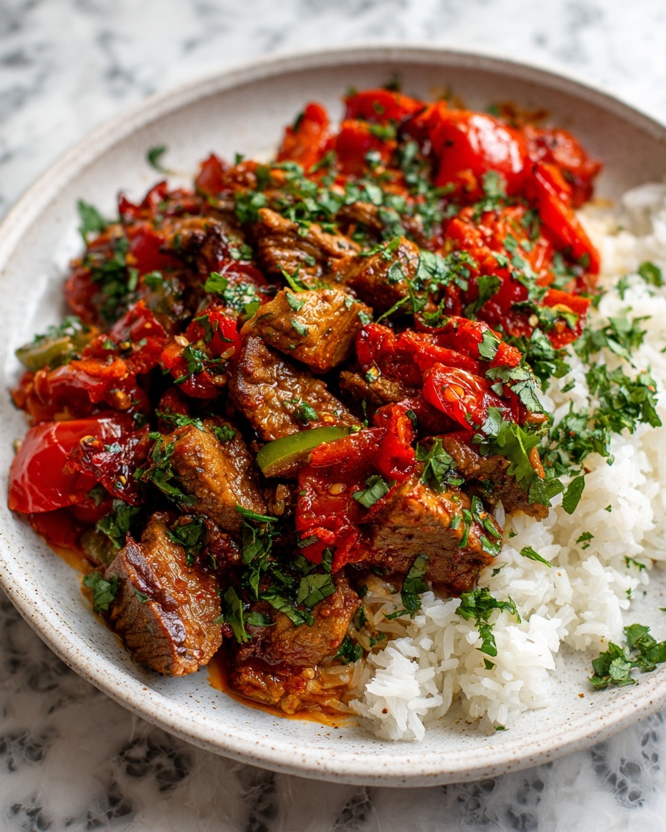 High Protein Steak Fajita Bowl Recipe - Recipe Image