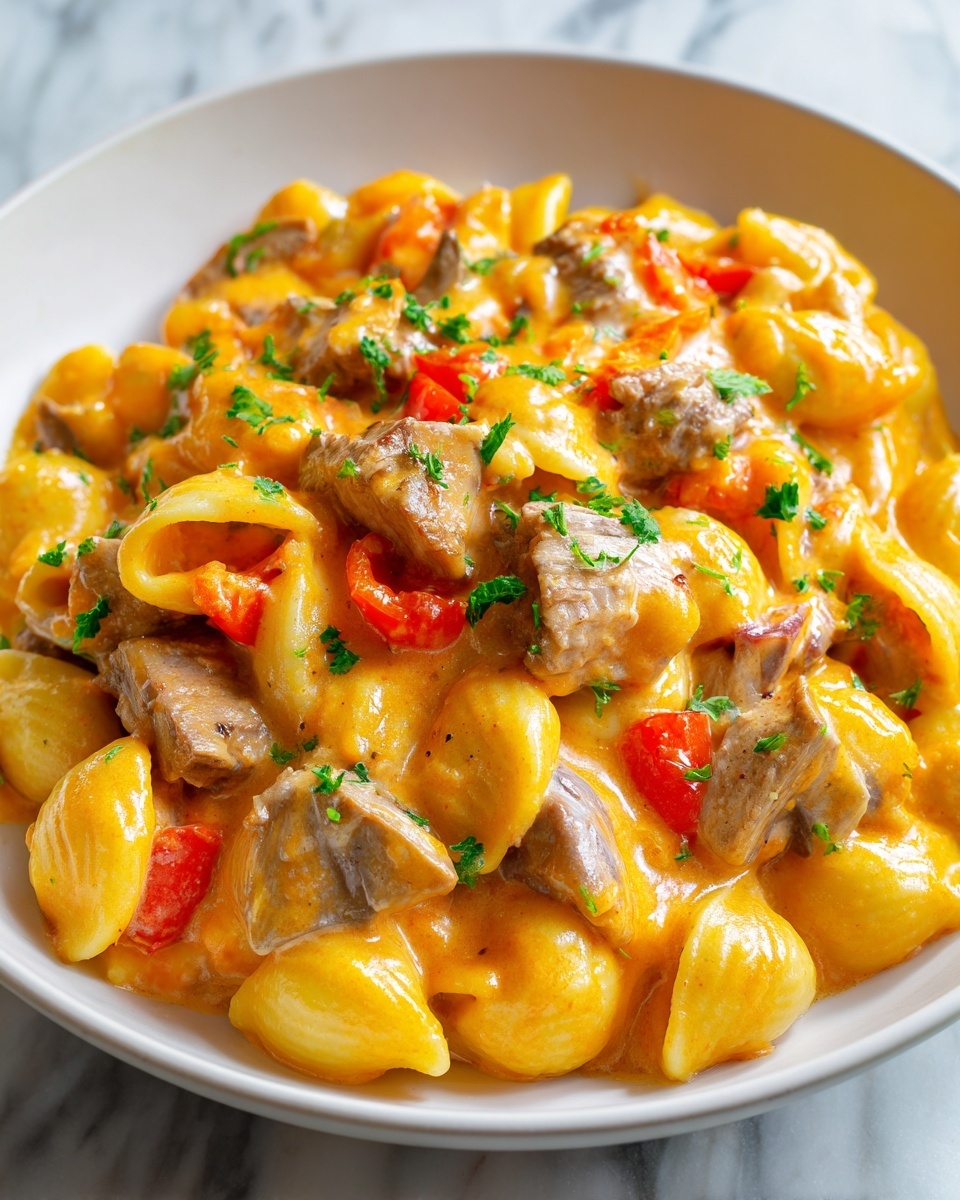 Cheesy Beef Taco Pasta Recipe - Recipe Image