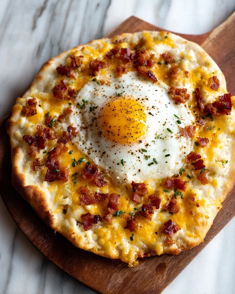 English Muffin Breakfast Pizza Recipe - Recipe Image