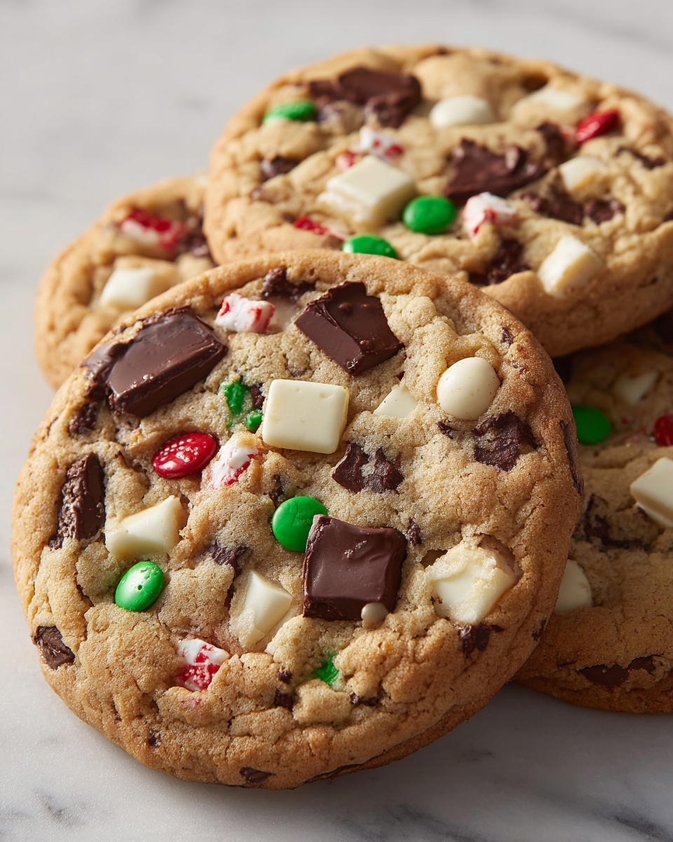 Festive Chocolate Chip Cookies for a Merry Christmas Recipe - Recipe Image