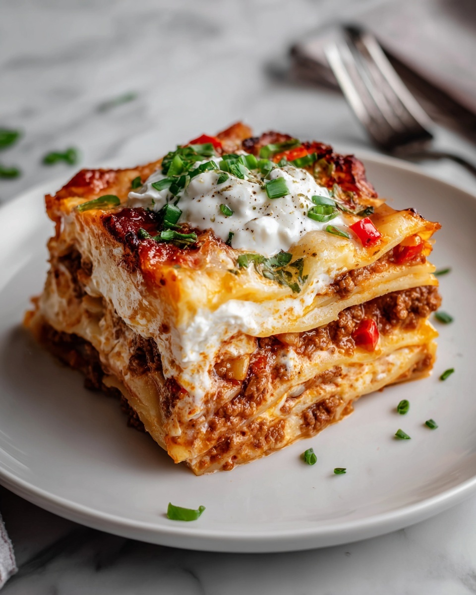 Beef Lombardi Casserole Recipe - Recipe Image