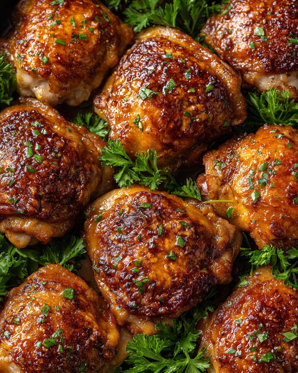 Honey Mustard Chicken Thighs Recipe - Recipe Image