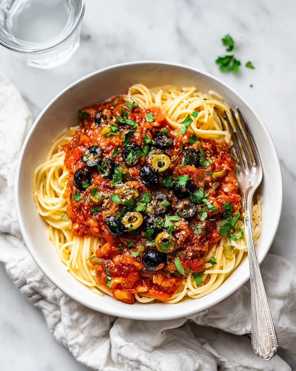 Pasta Puttanesca Recipe - Recipe Image