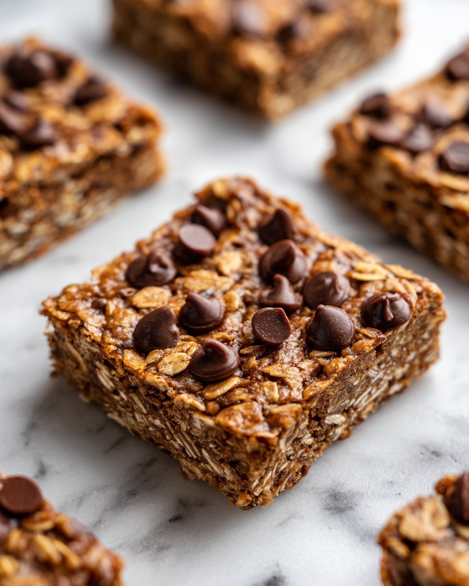 Healthy Chocolate Chip Oat Bars Recipe - Recipe Image