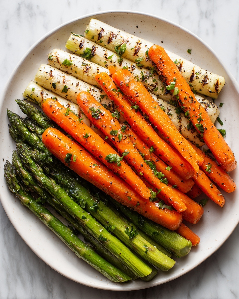 Roasted Asparagus & Carrots Recipe - Recipe Image