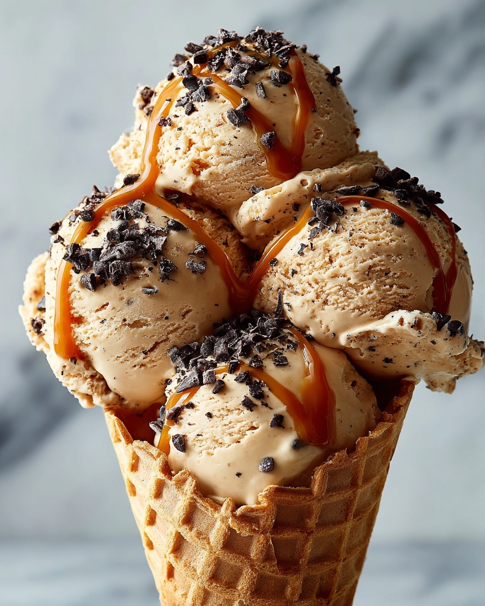 Homemade Salted Caramel Ice Cream Recipe - Recipe Image