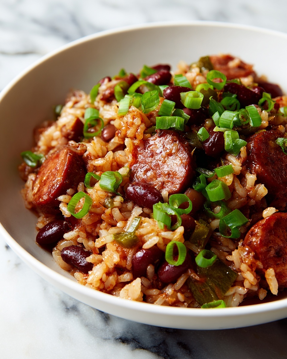 Red Bean Jambalaya Recipe - Recipe Image