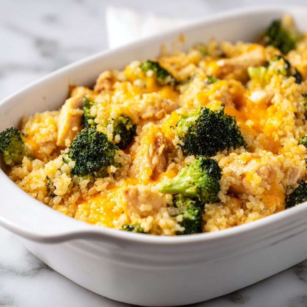 Broccoli, Rice, Cheese, and Chicken Casserole Recipe - Recipe Image