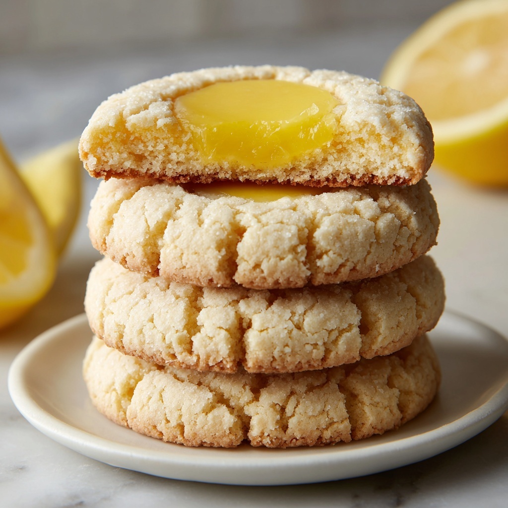 Lemon Curd Cookies Recipe - Recipe Image