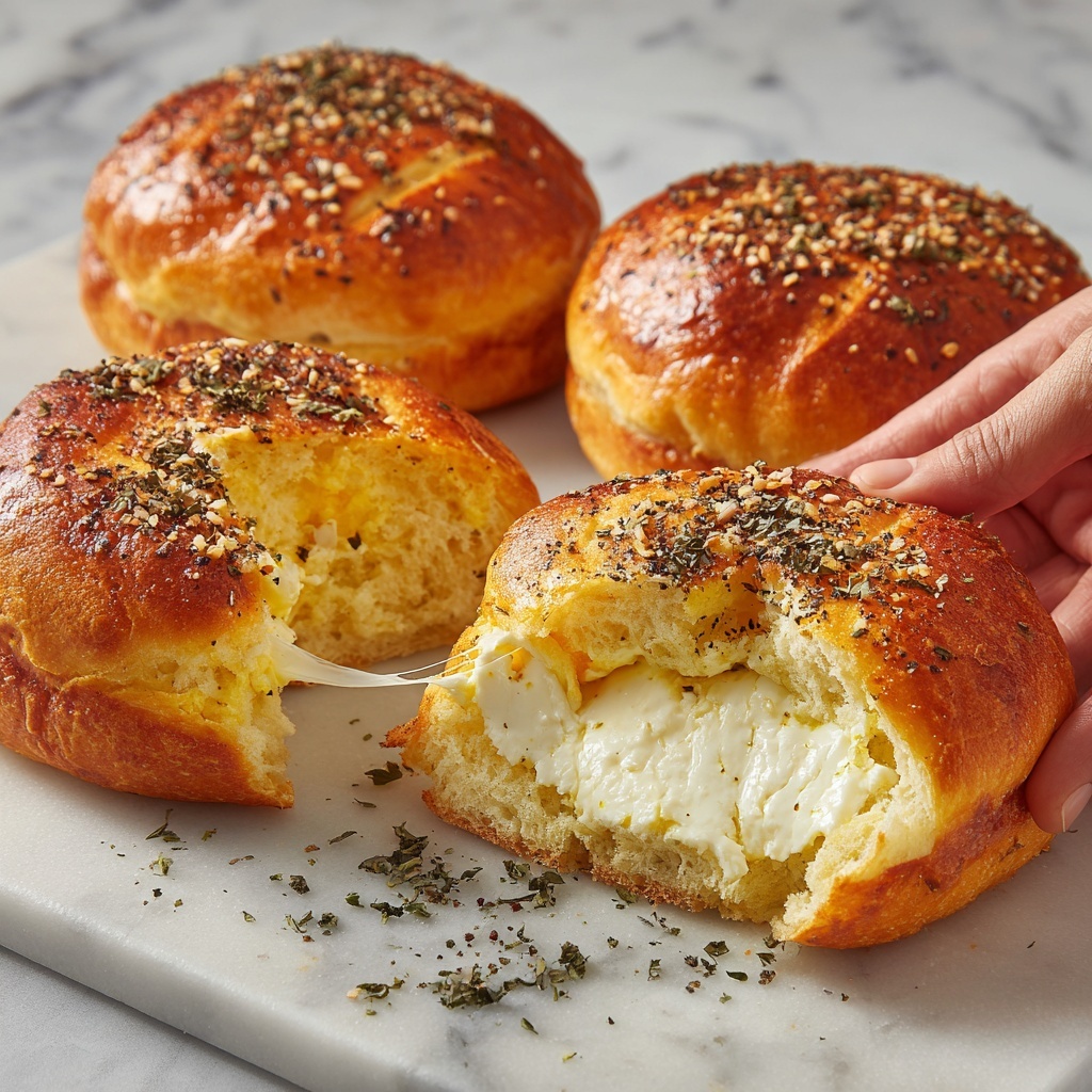 Stuffed Cheese Bread Recipe - Recipe Image