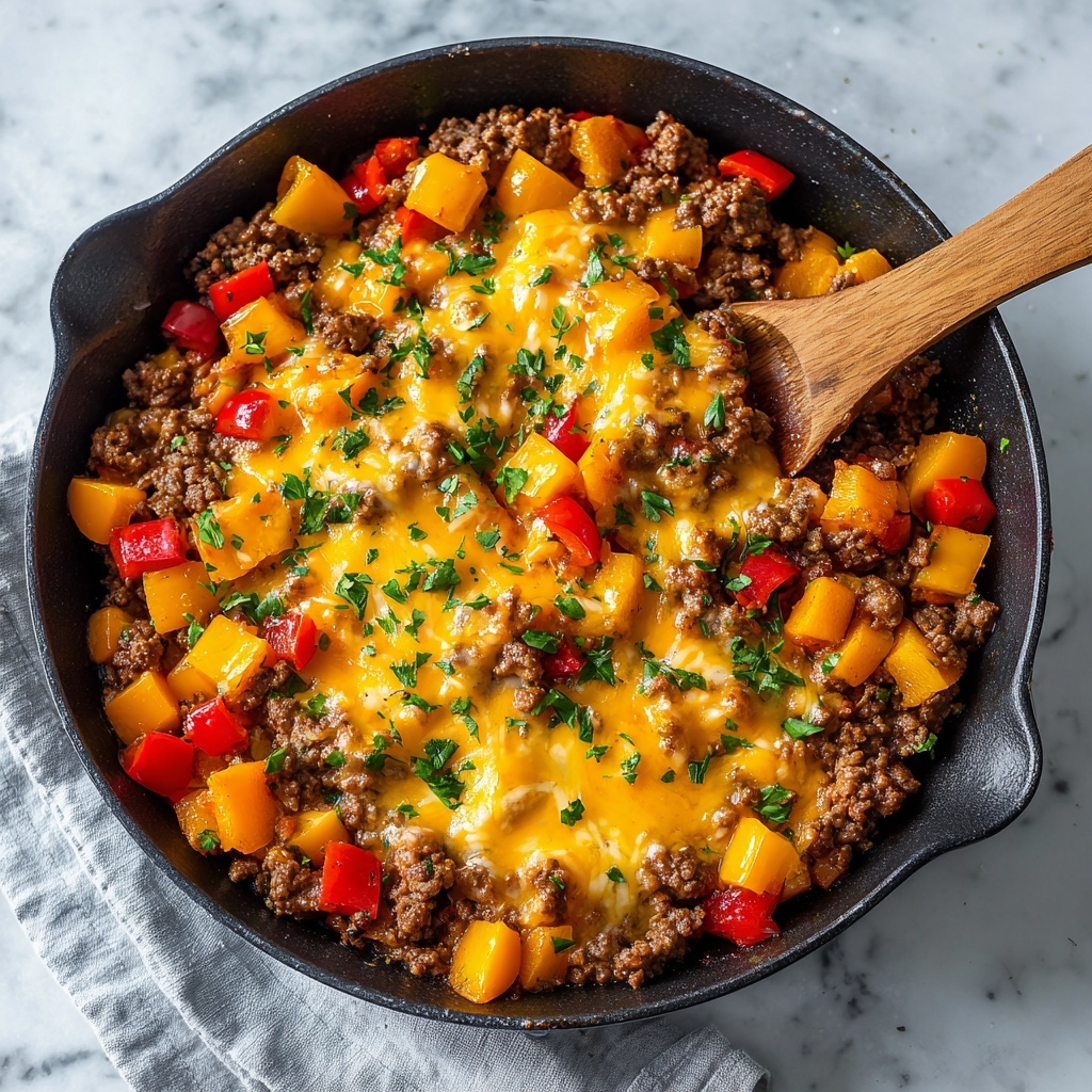 Mexican Ground Beef and Potato Skillet Recipe - Recipe Image