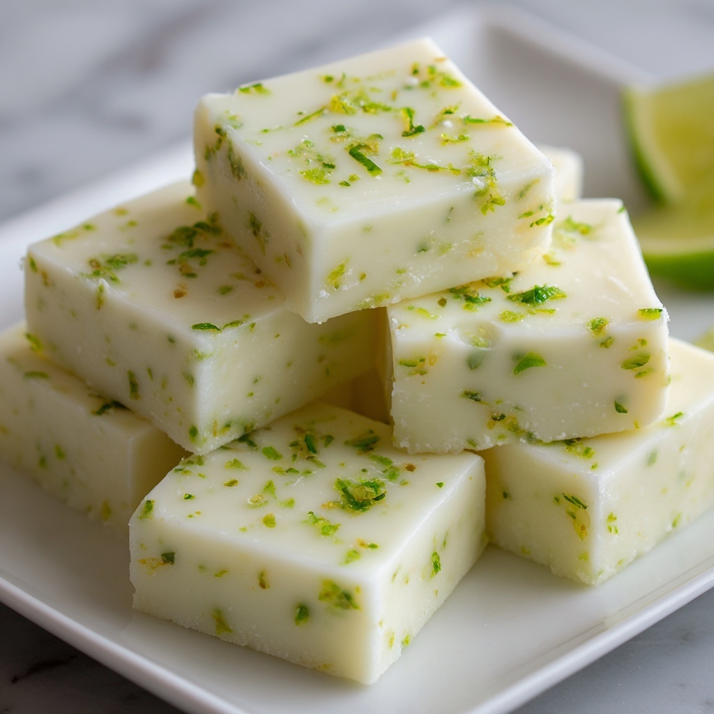 Key Lime Fudge Recipe - Recipe Image