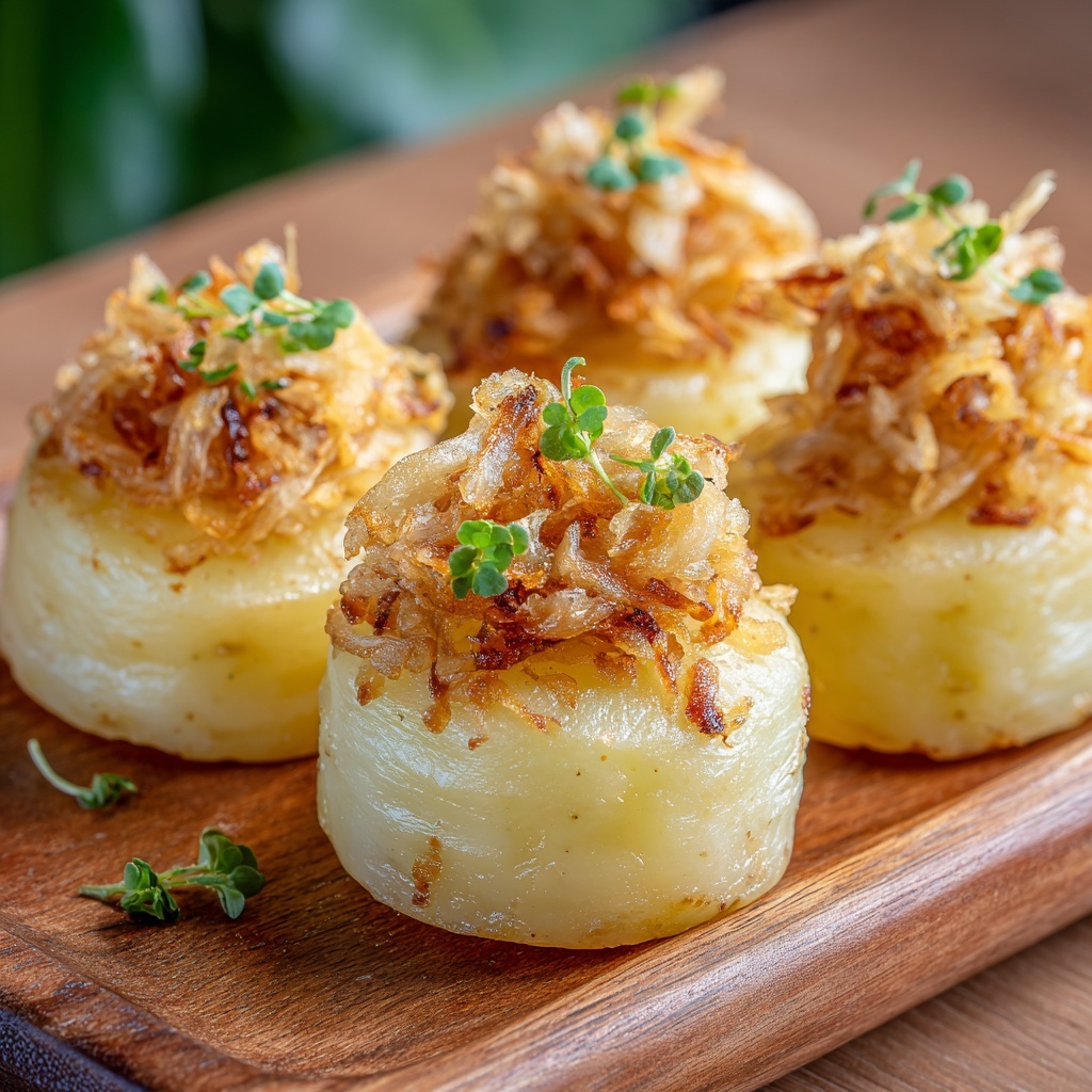 Cheesy Mashed Potato Puffs Recipe - Recipe Image