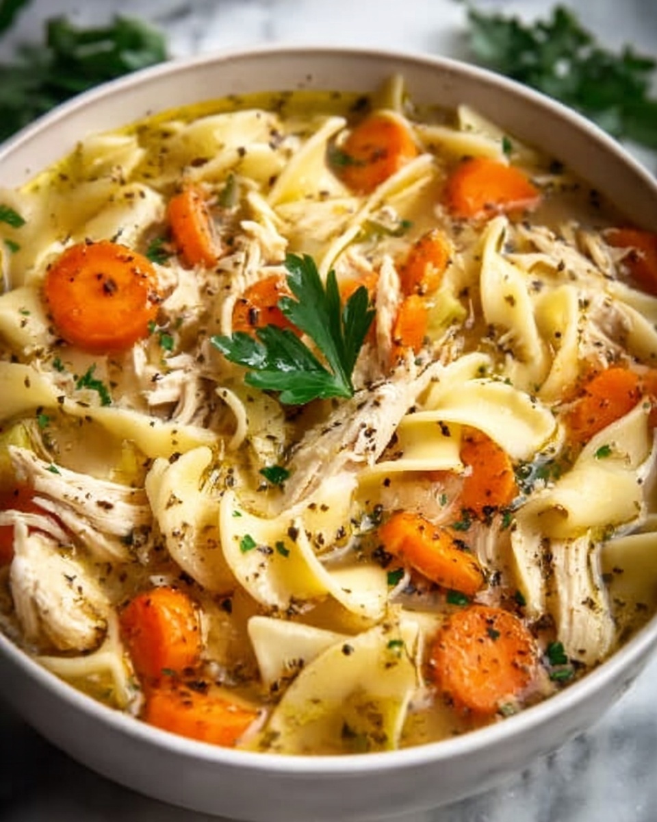 Homemade Chicken Noodle Soup: A Comforting Classic Recipe - Recipe Image