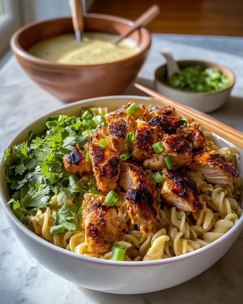 Buffalo Chicken Pasta Salad Recipe - Recipe Image