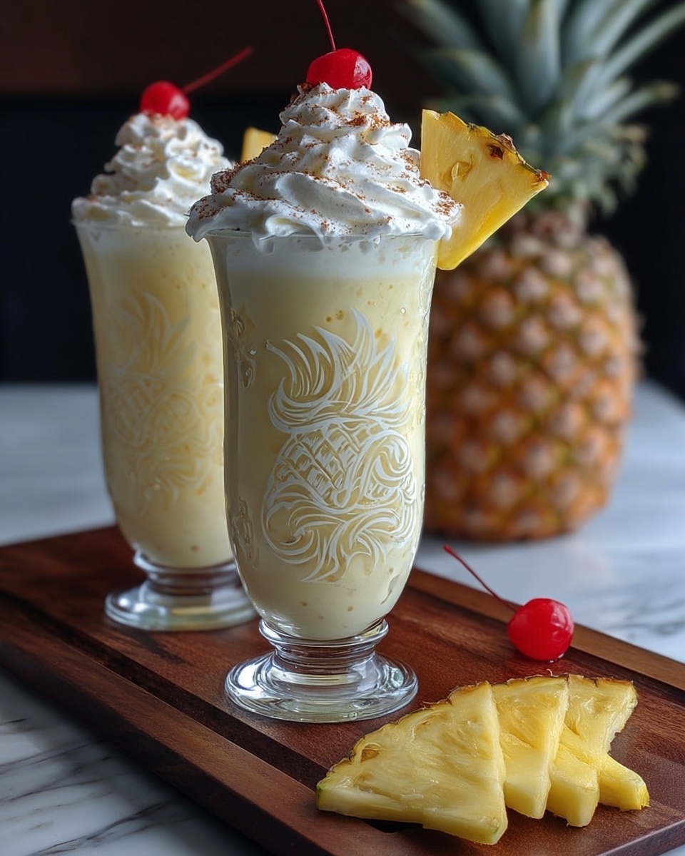 Pina Colada Milkshake: The Ultimate Tropical Treat Recipe - Recipe Image