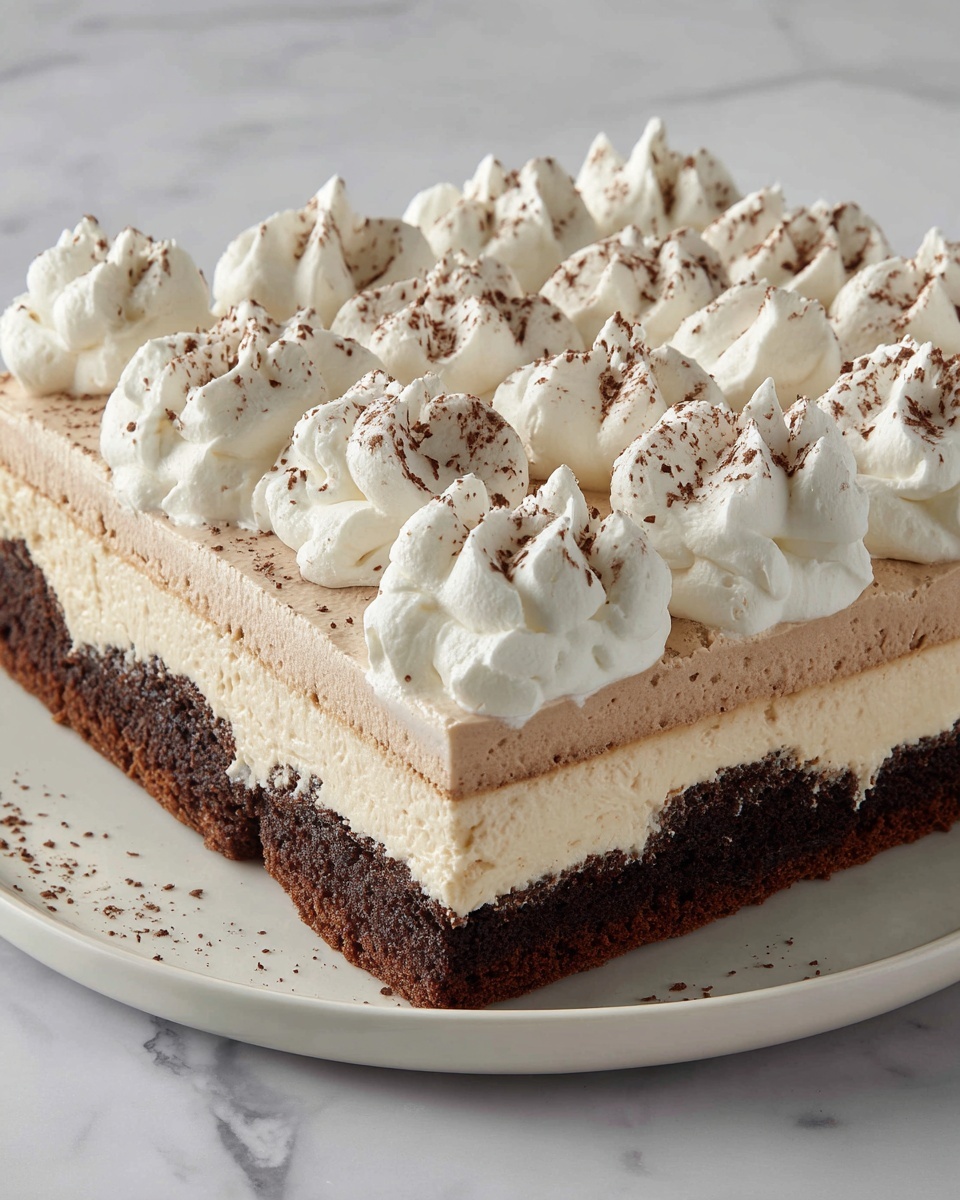 Hot Chocolate Meringue Cake Recipe - Recipe Image