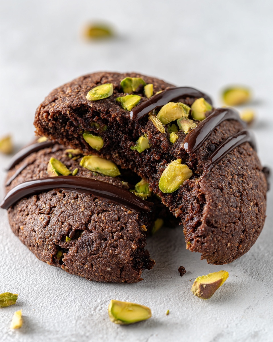 Brown Butter Chocolate Pistachio Cookies Recipe - Recipe Image