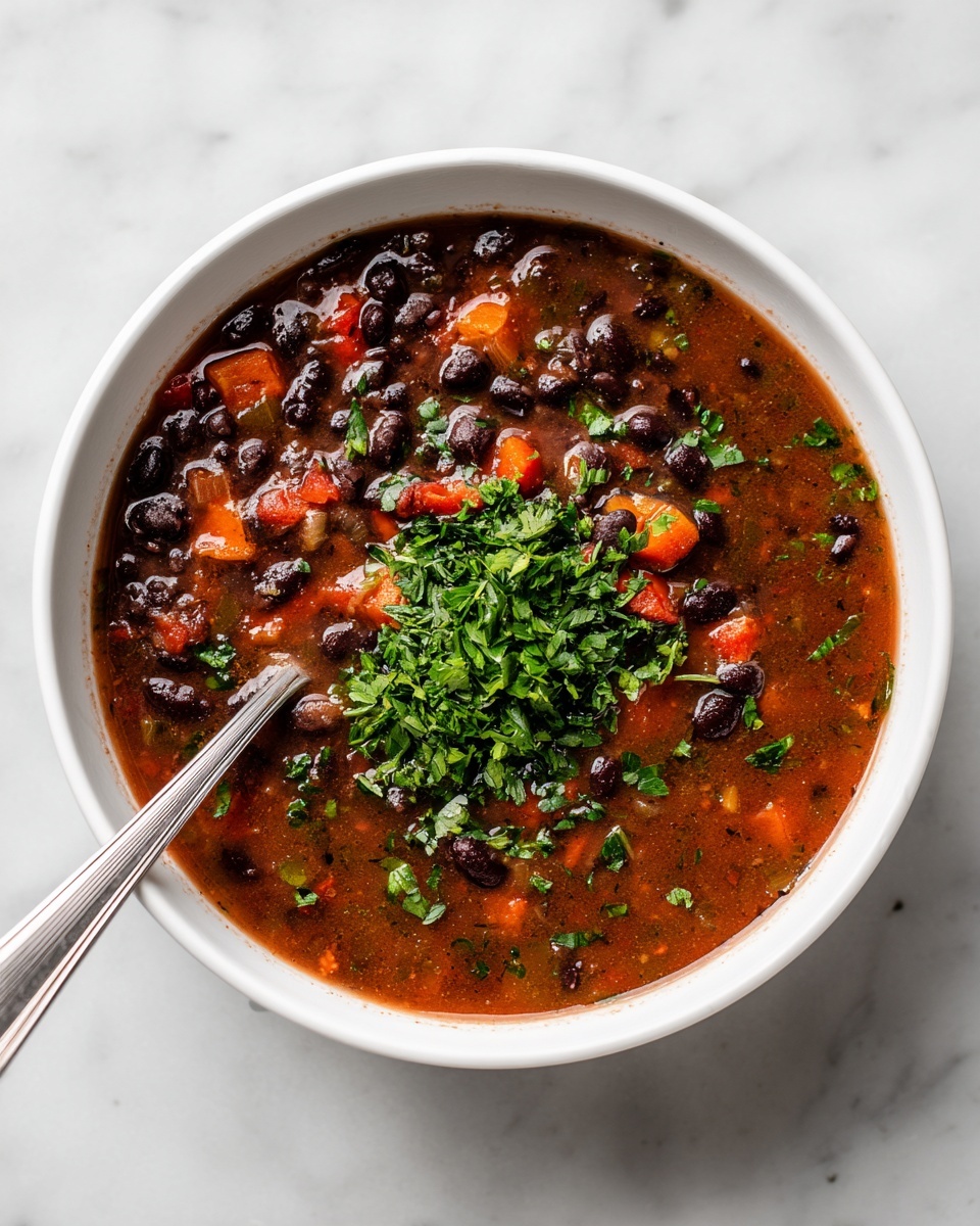 Black Bean and Lentil Soup Recipe - Recipe Image