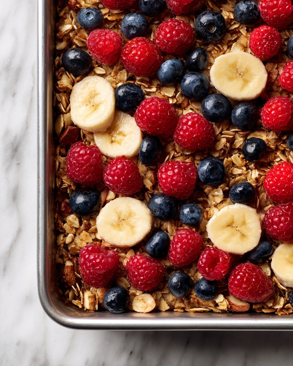 No-Flour, No-Sugar Oatmeal Breakfast Bake Recipe - Recipe Image
