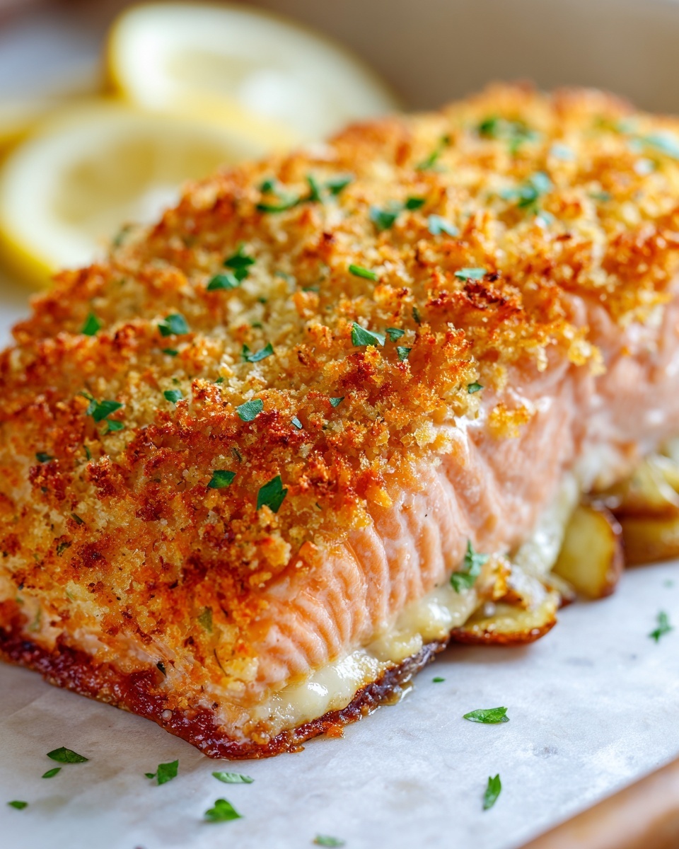 Potato-Crusted Salmon: A Crispy and Elegant Dinner Recipe - Recipe Image