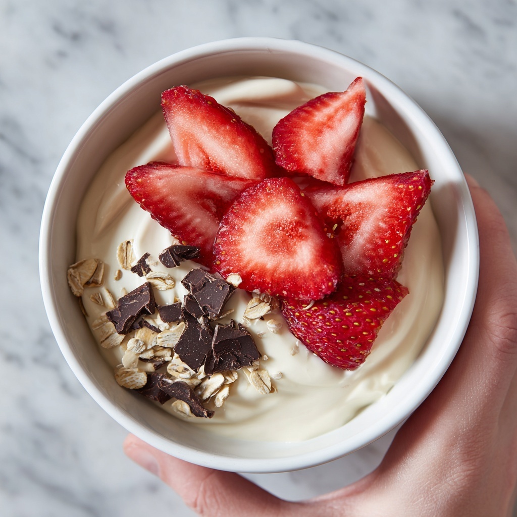 Strawberries and Cream Overnight Oats Recipe - Recipe Image