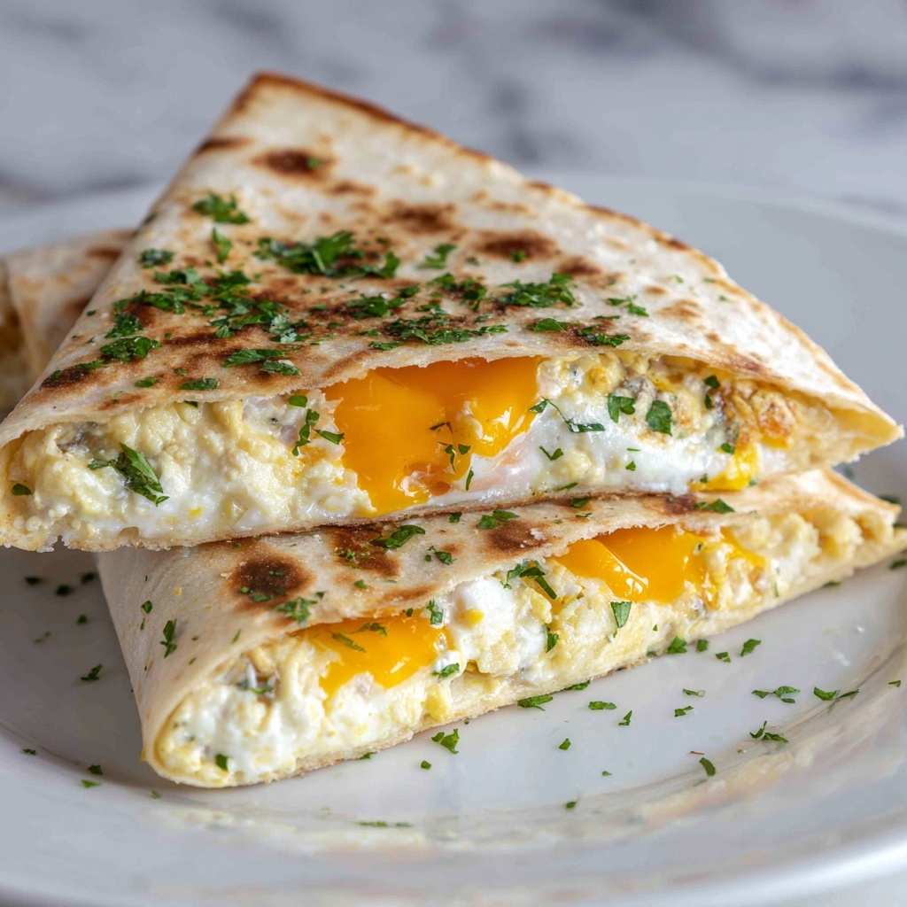 Cheesy Egg Quesadilla Recipe - Recipe Image