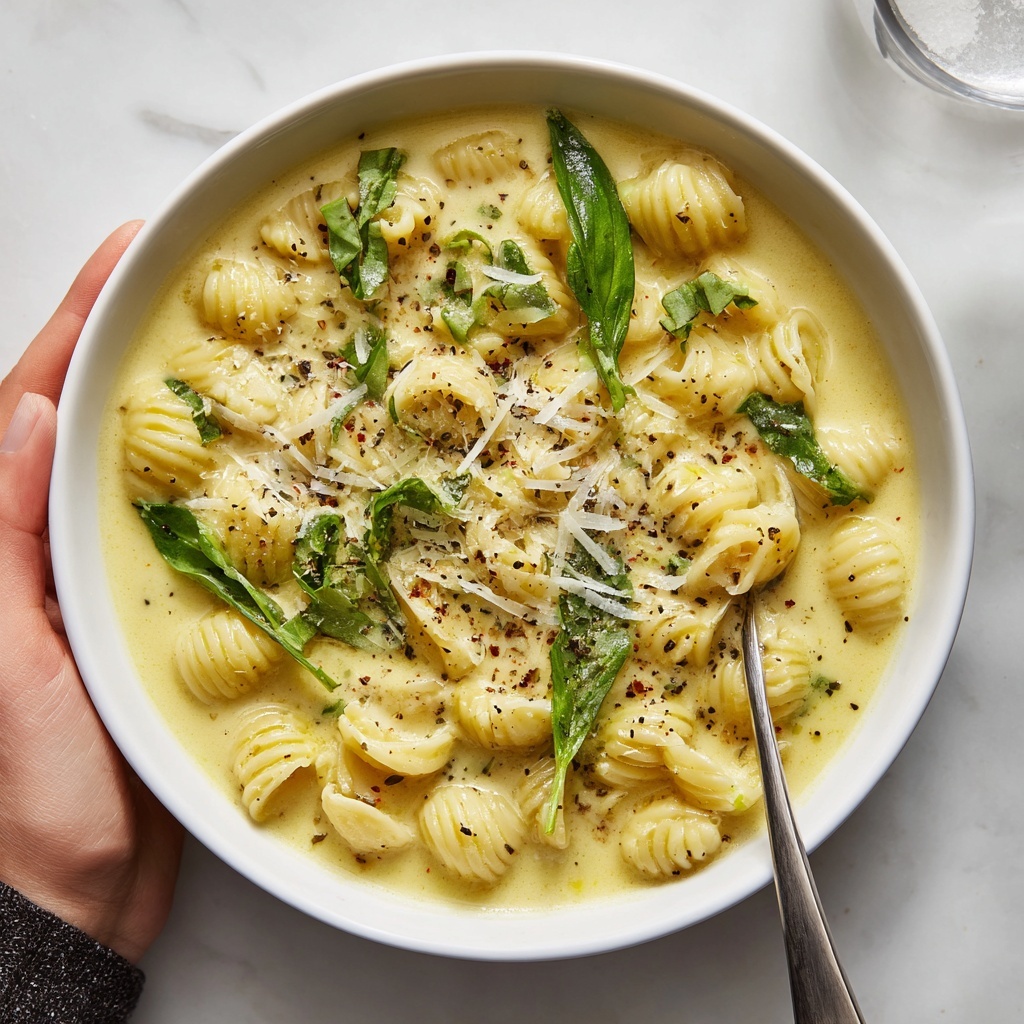 Parmesan Pasta Soup Recipe - Recipe Image