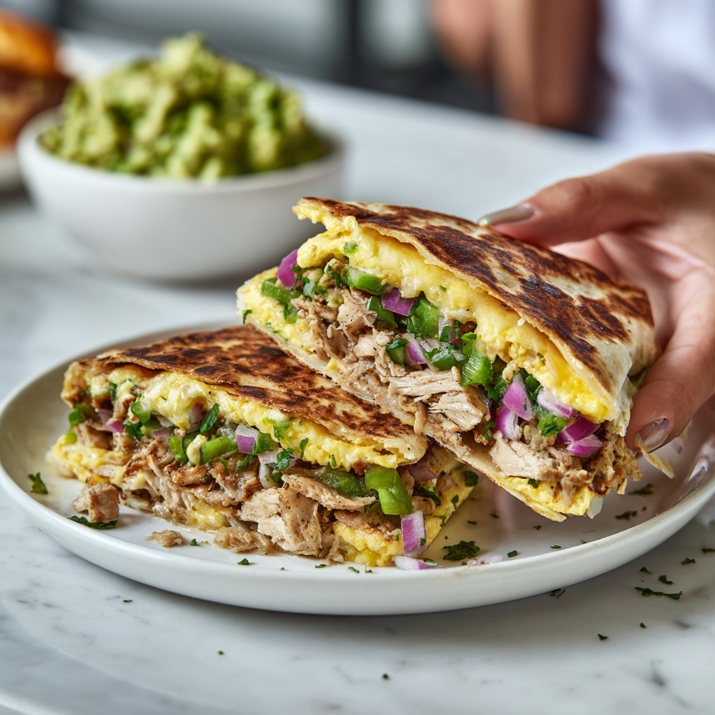 Easy Chicken Fajita Wraps Recipe - Recipe Image