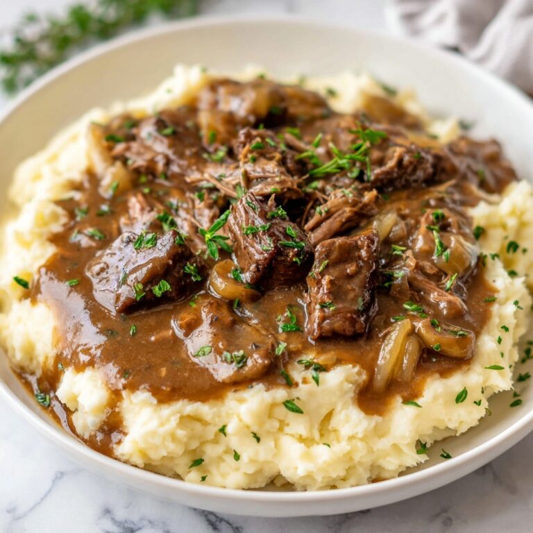 Instant Pot Pot Roast with Mashed Potatoes & Gravy Recipe