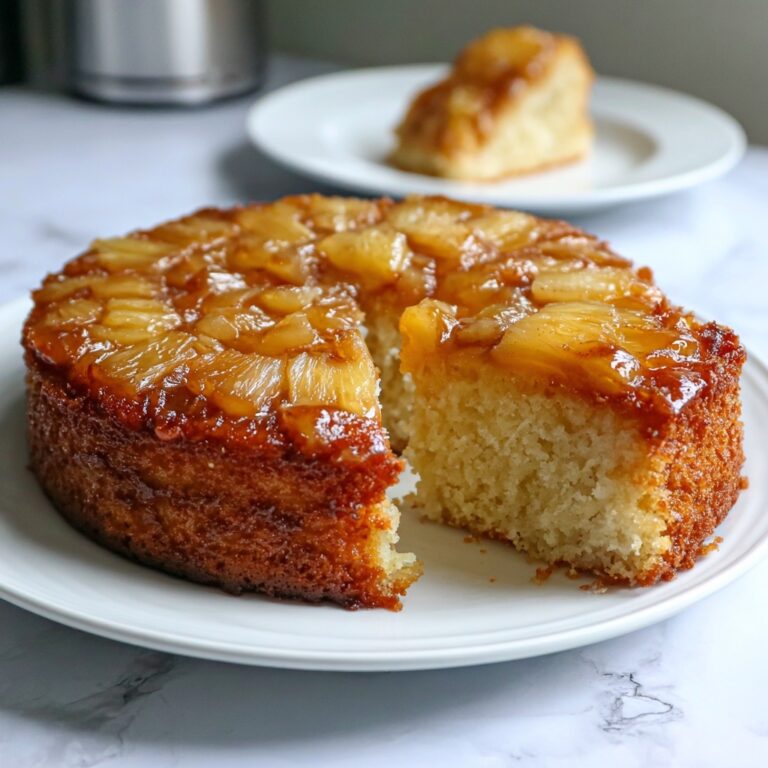 Pineapple Juice Cake with Glaze Recipe