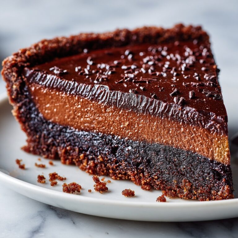 Fudgy Chocolate Brownie Pie Recipe