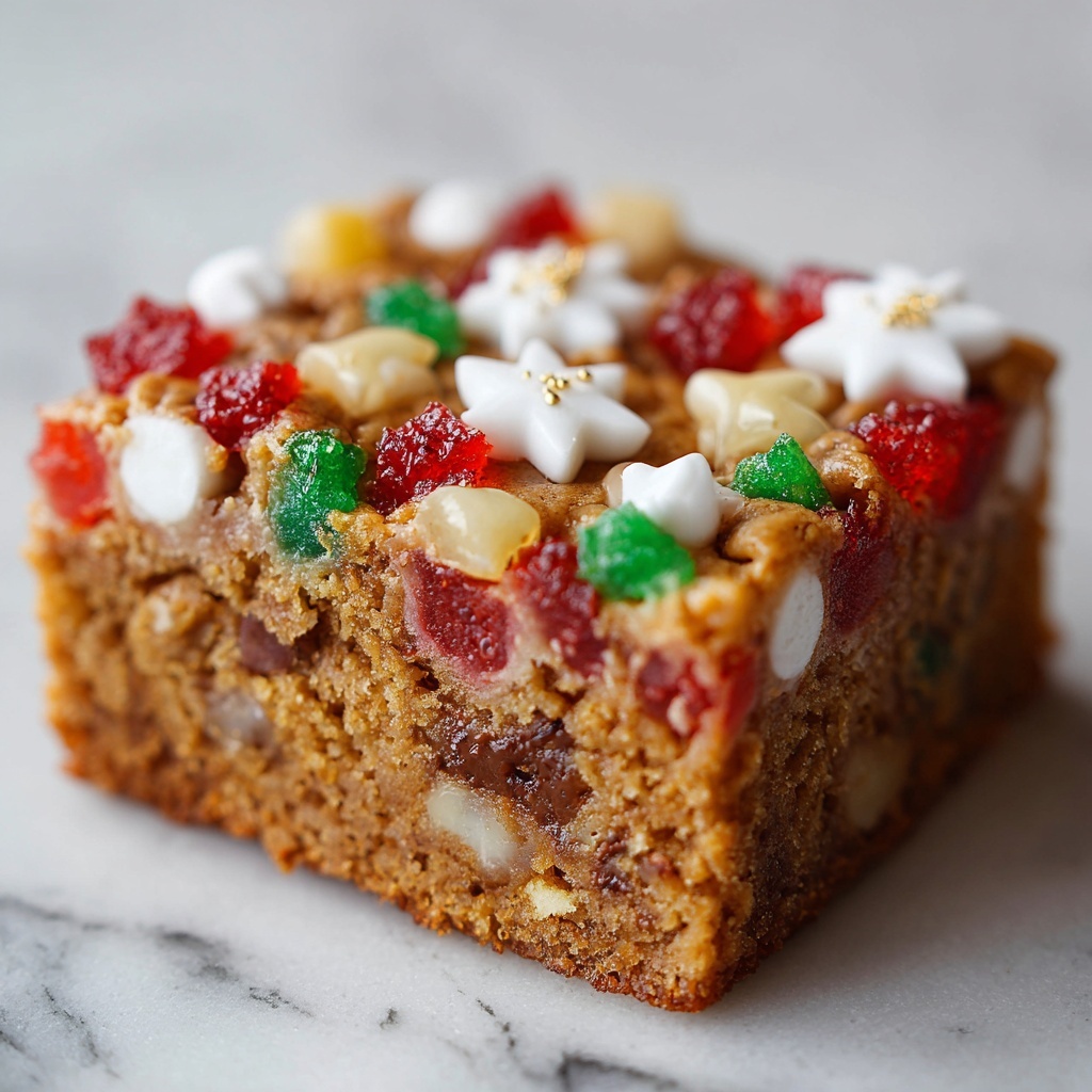 Christmas Cookie Bars Recipe - Recipe Image