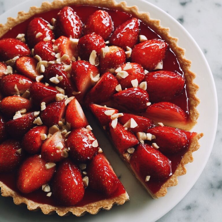 Fresh Strawberry Pie with Pretzel-Pecan Crust Recipe